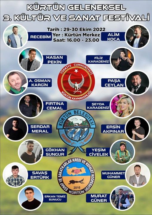 KÜRTÜN GELENEKSEL 3. KÜLTÜR VE SANAT FESTİVALİ