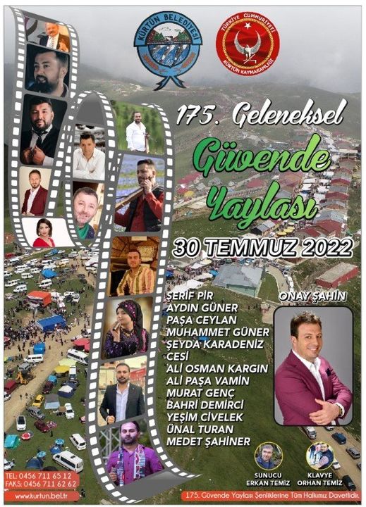 175. Geleneksel Güvende Yayla Şenliği